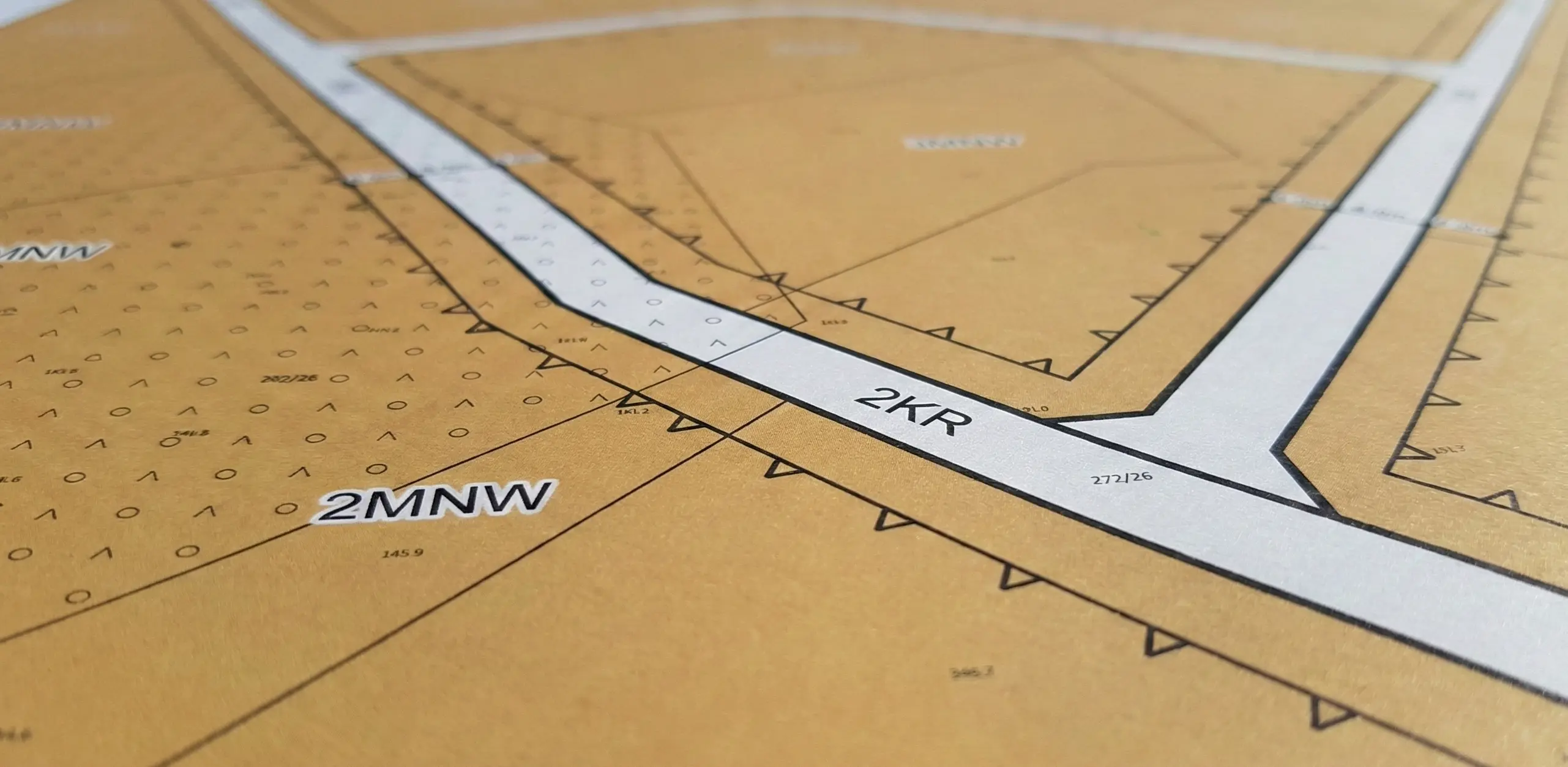 Mapa numeryczna obszaru objętego planem miejscowym